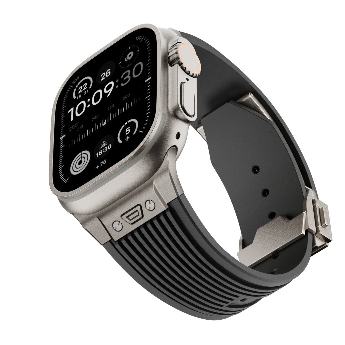 Executive Silicone Apple Watch Band – Premium Design