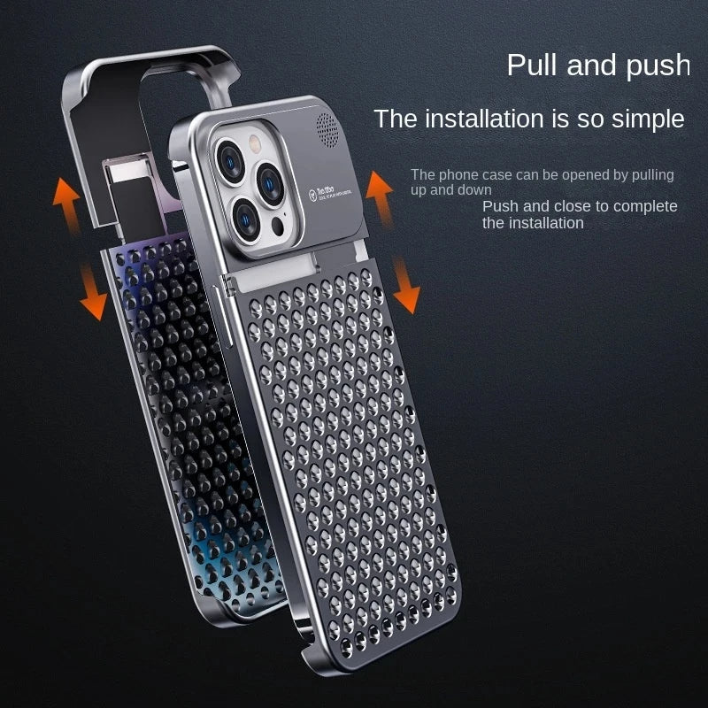 Premium Magnetic Aluminum Case for iPhone – Ultra Thin Design