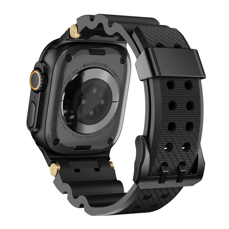 Dive Silicone Band for Apple Watch – Waterproof, Breathable Sport Strap