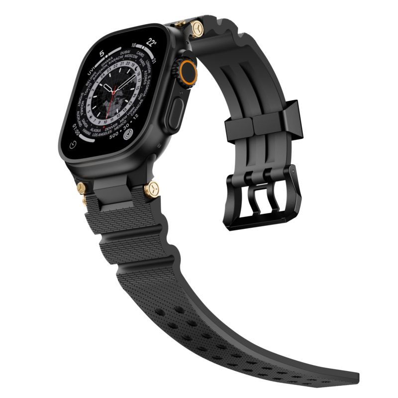 Dive Silicone Band for Apple Watch – Waterproof, Breathable Sport Strap