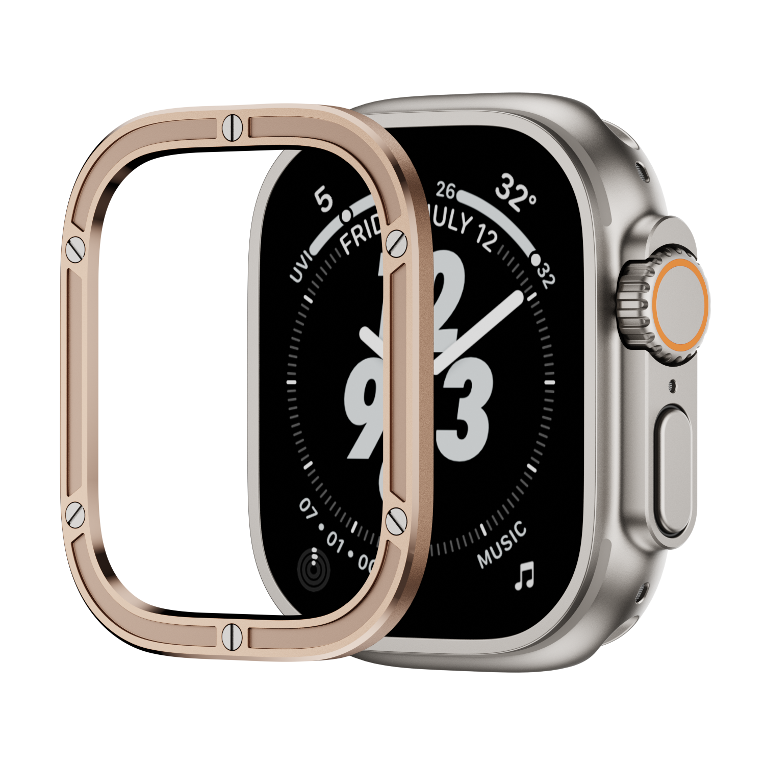 Apple Watch Ultra Stainless Steel Protection Ring – Immortal Series