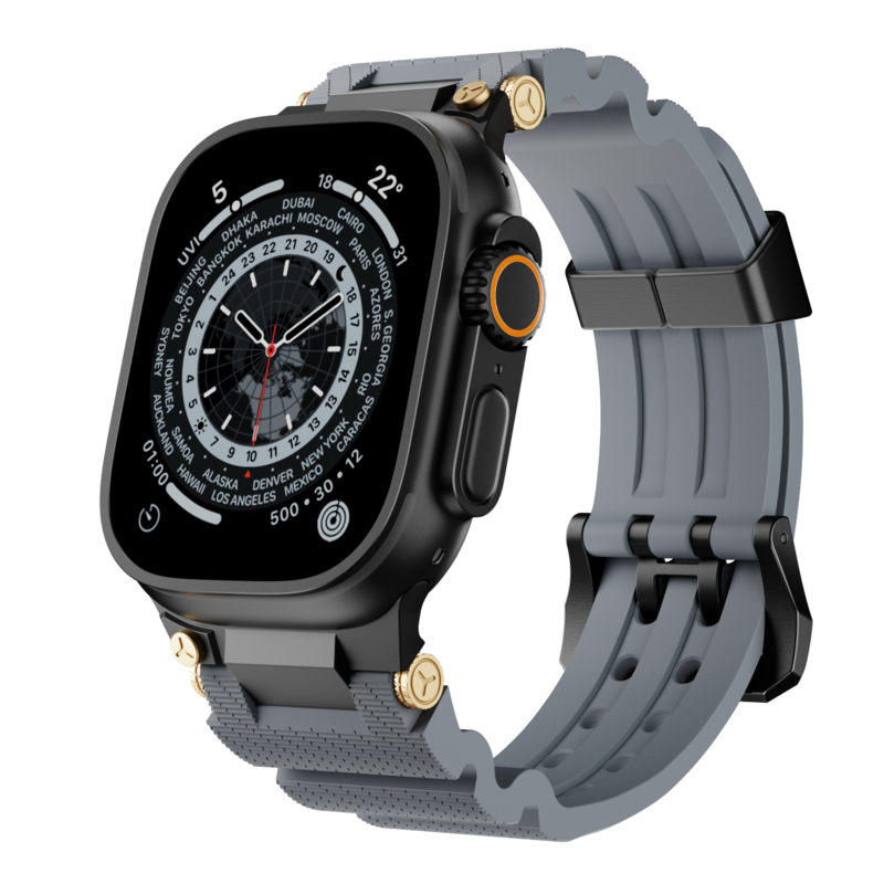 Dive Silicone Band for Apple Watch – Waterproof, Breathable Sport Strap