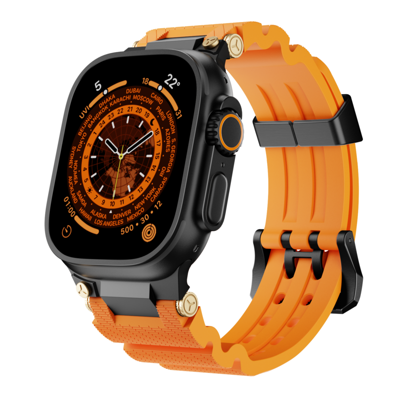 Dive Silicone Band for Apple Watch – Waterproof, Breathable Sport Strap