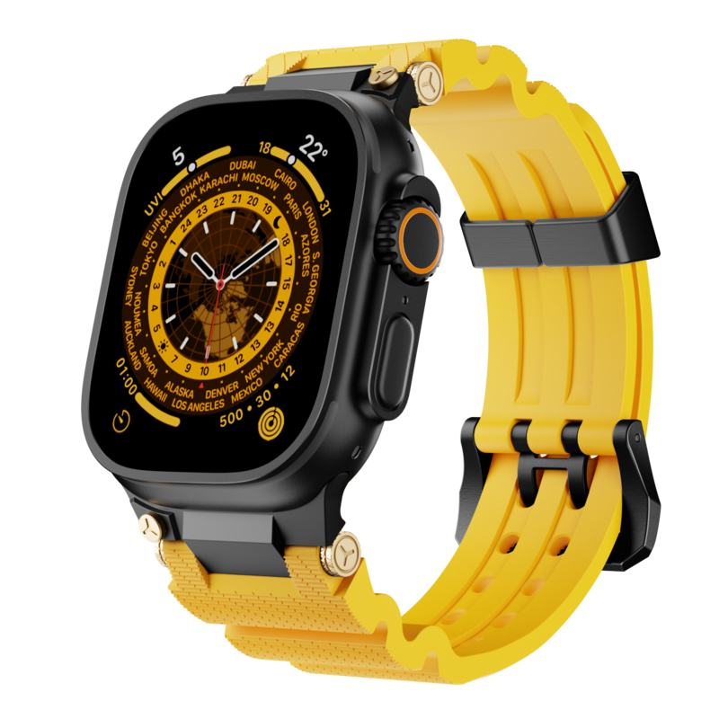 Dive Silicone Band for Apple Watch – Waterproof, Breathable Sport Strap