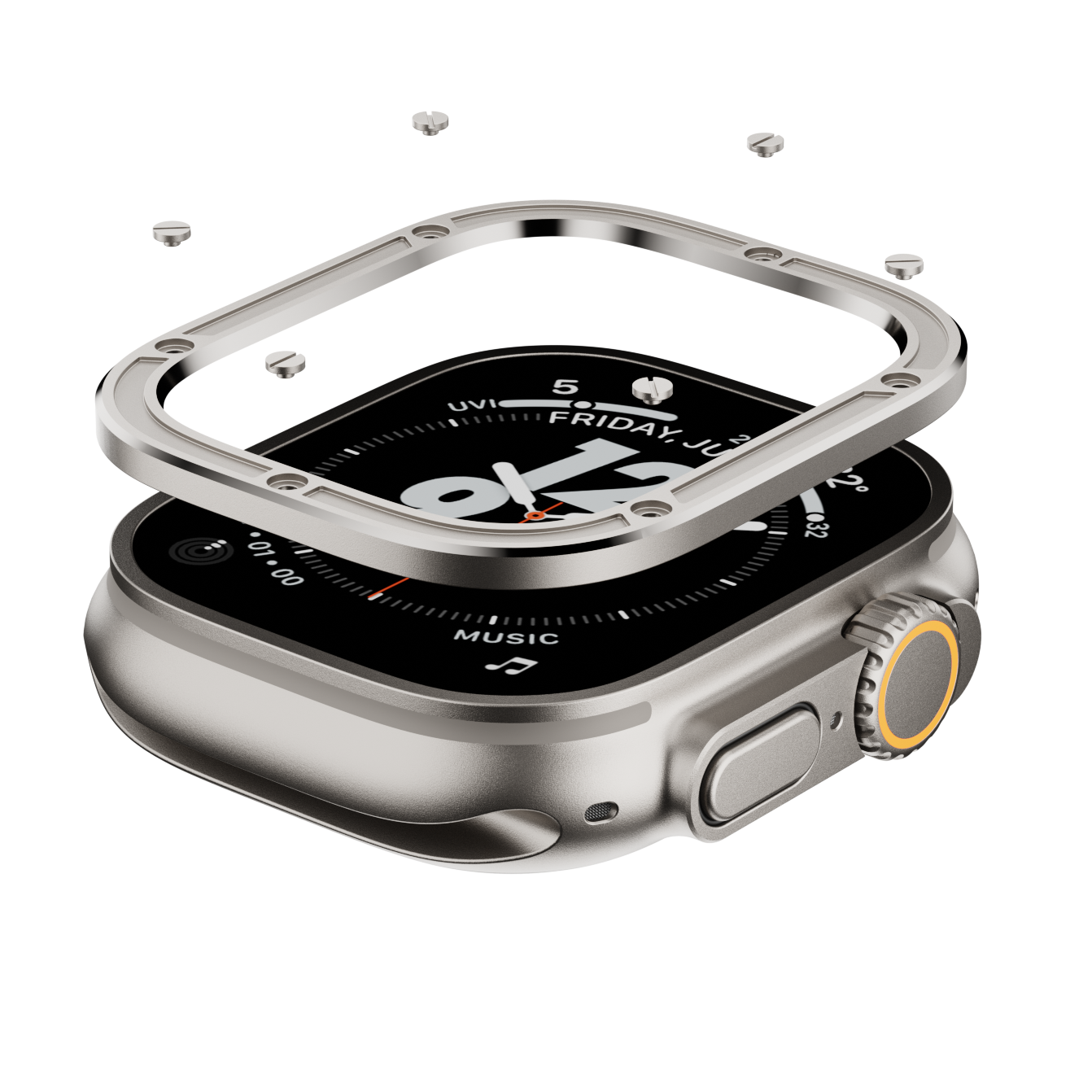 Apple Watch Ultra Stainless Steel Protection Ring – Immortal Series