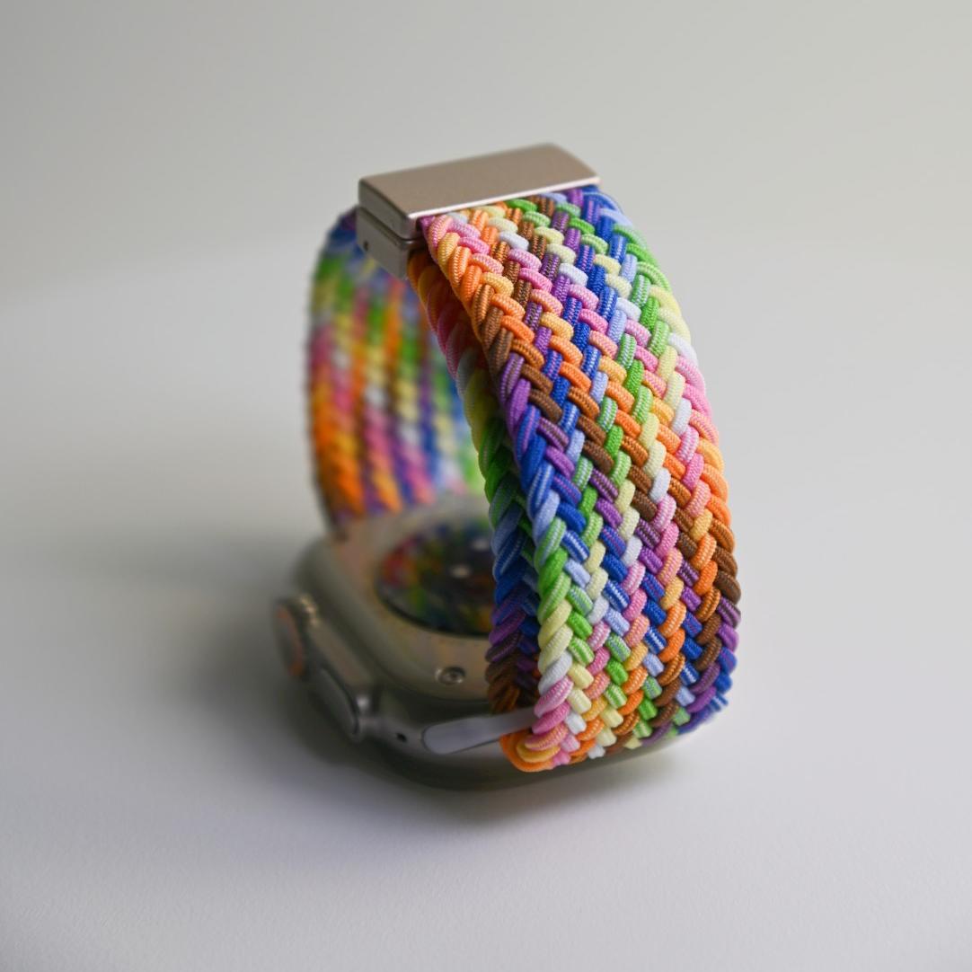 Apple Watch Braided Nylon Loop Band with Magnetic Clasp