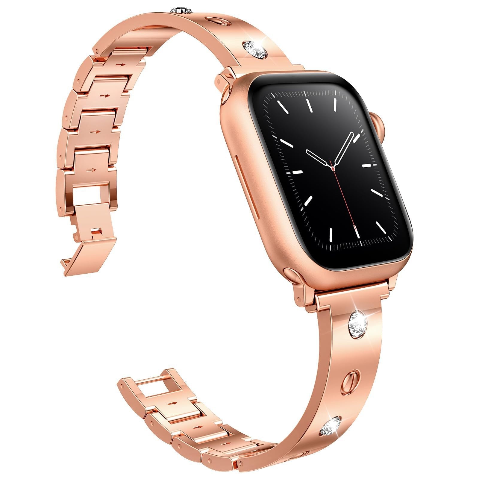 Apple Watch Diamond Bracelet – Luxury Metal Edition