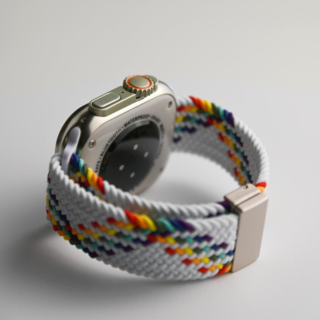 Apple Watch Braided Nylon Loop Band with Magnetic Clasp