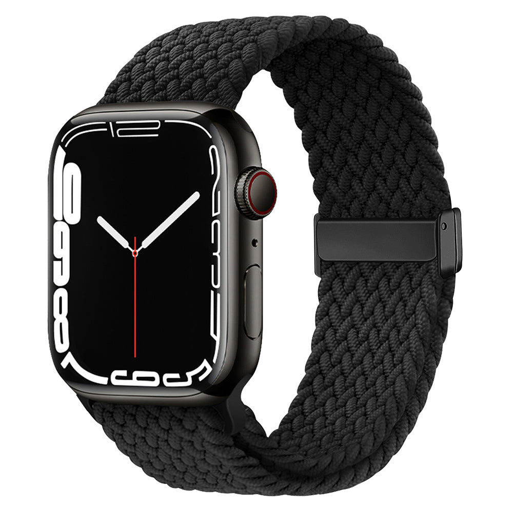 Apple Watch Braided Nylon Loop Band with Magnetic Clasp