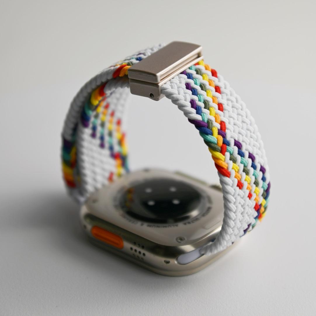 Apple Watch Braided Nylon Loop Band with Magnetic Clasp