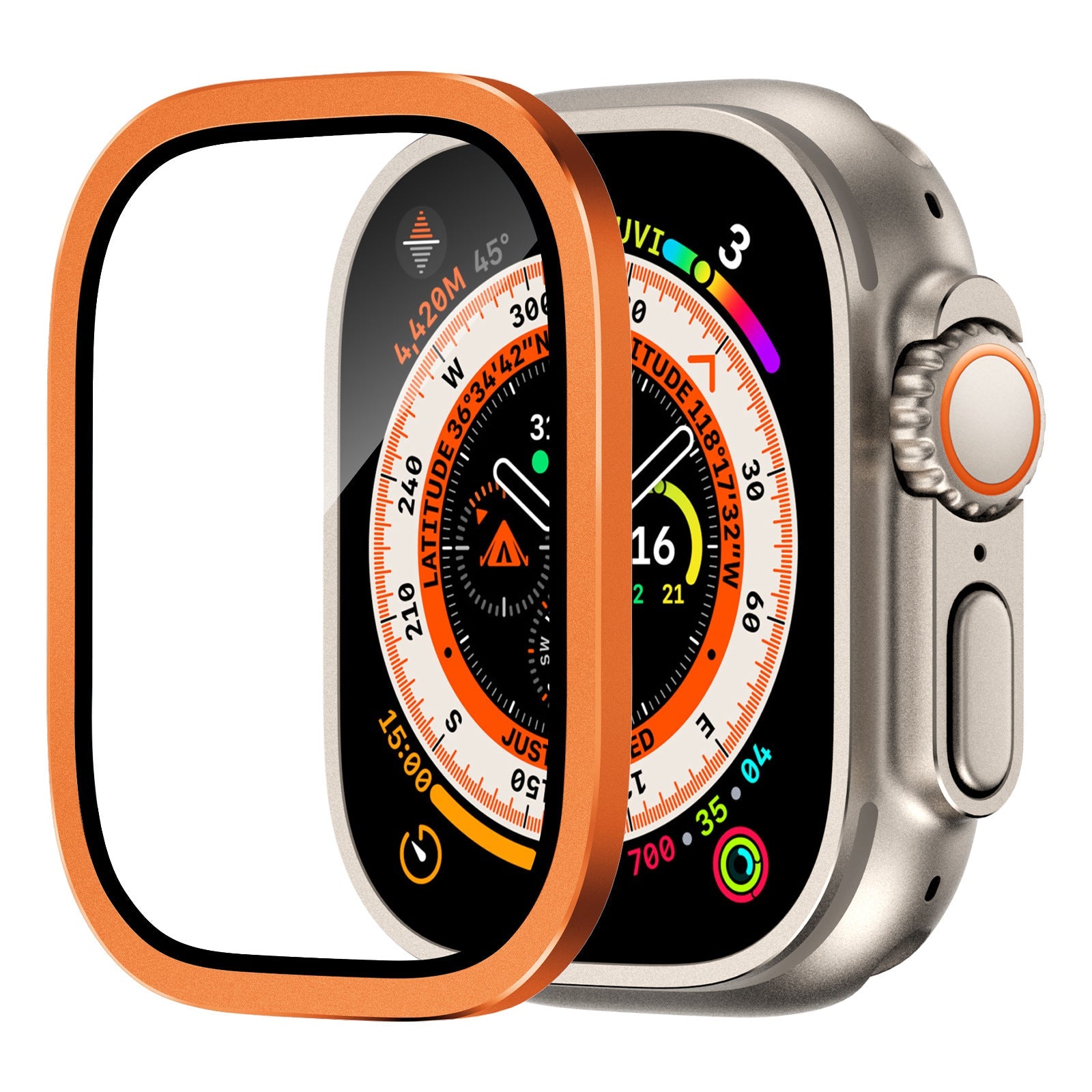 Titanium Screen Protector for Apple Watch Ultra – Full Coverage Protection