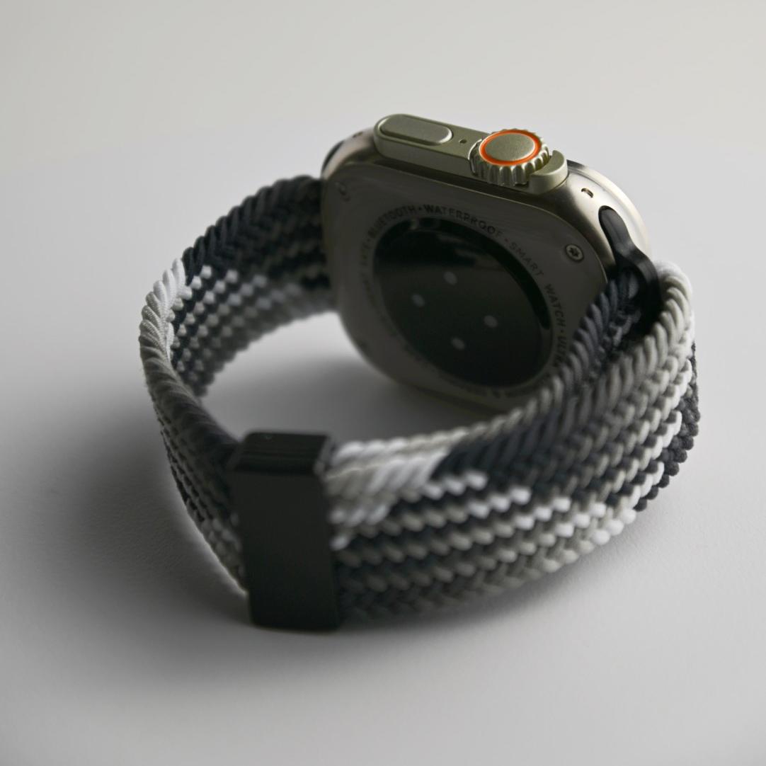 Apple Watch Braided Nylon Loop Band with Magnetic Clasp