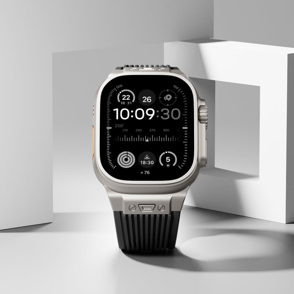 Executive Silicone Apple Watch Band – Premium Design