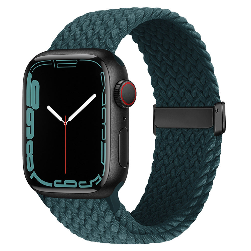 Apple Watch Braided Nylon Loop Band with Magnetic Clasp