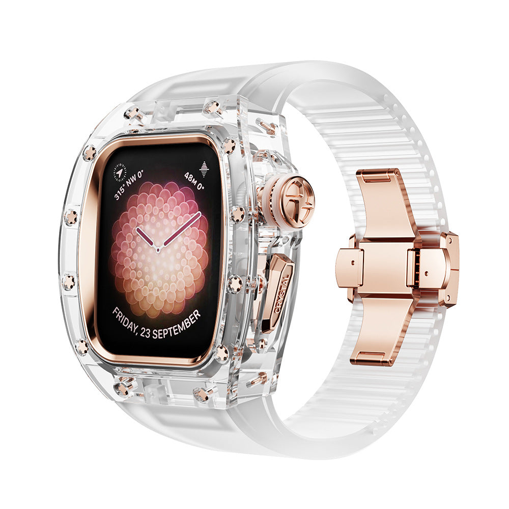 Men’s Apple Watch Crystal Band – Refined Finish and Luxury Appeal