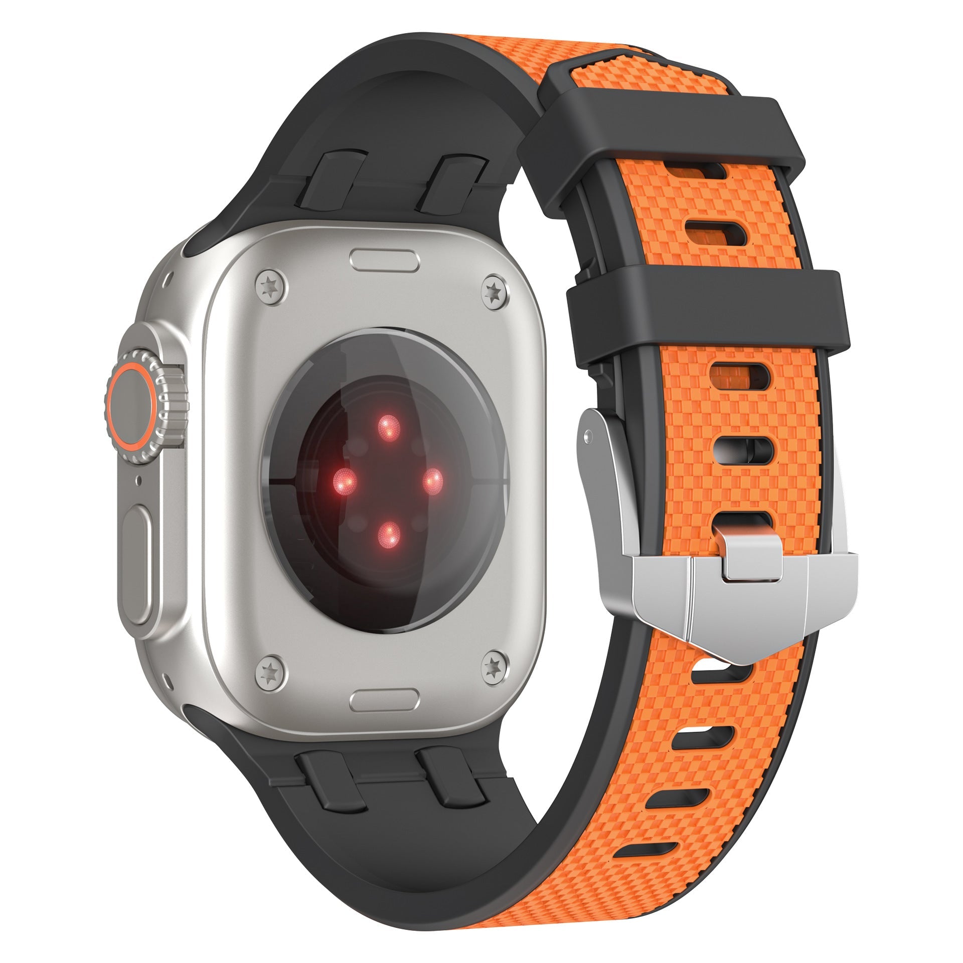 Bicolor Sport Silicone Apple Watch Band – Comfortable Fit