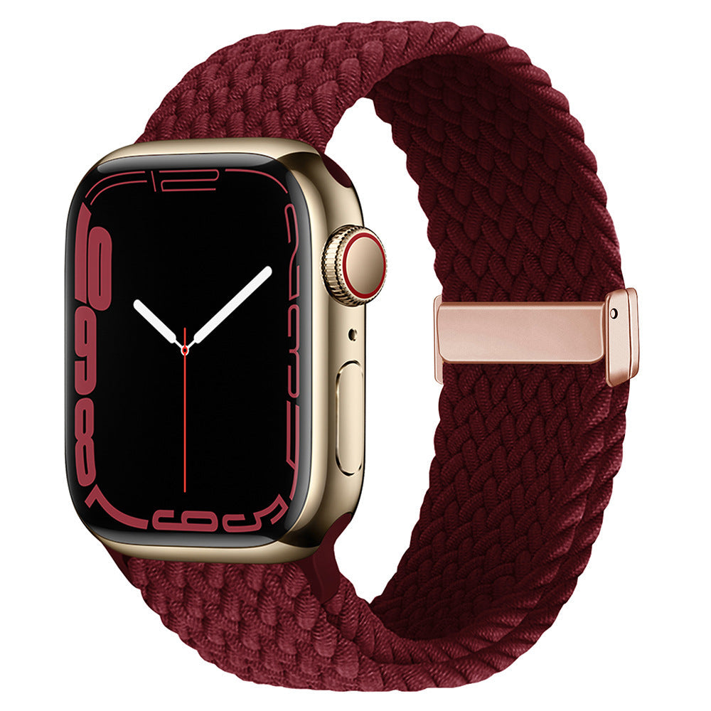 Apple Watch Braided Nylon Loop Band with Magnetic Clasp