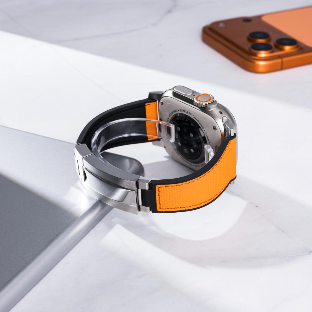 Premium Sport-Executive Fluororubber Strap for Apple Watch