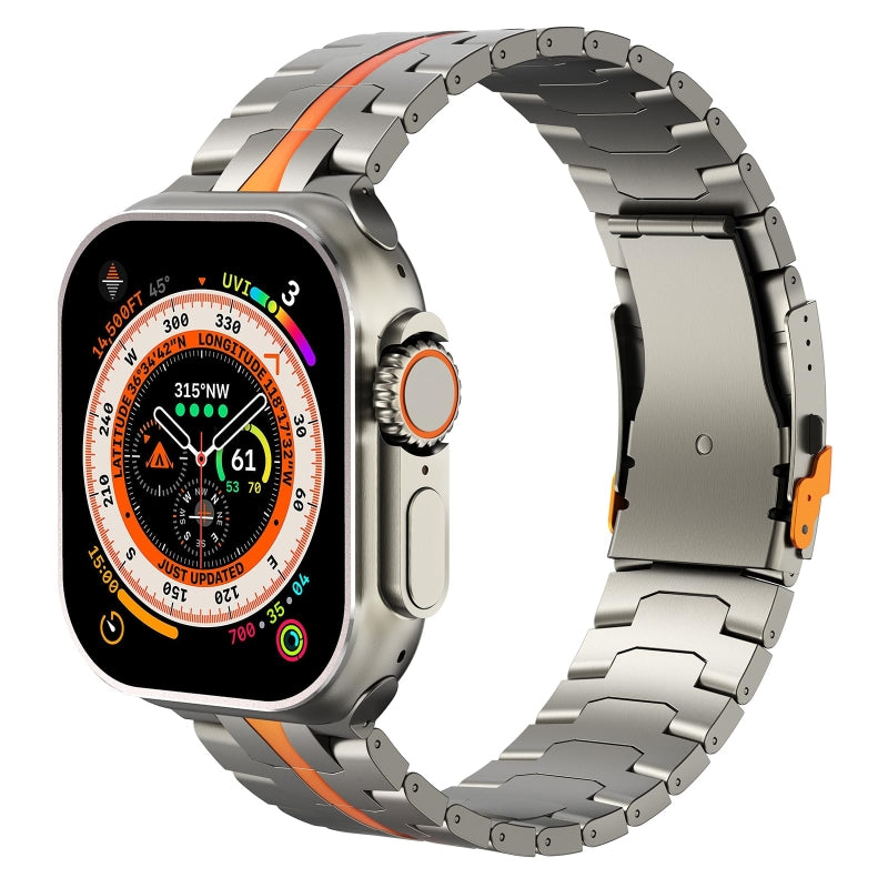 Men’s Apple Watch Titanium Band – Durable Build with Refined Finish