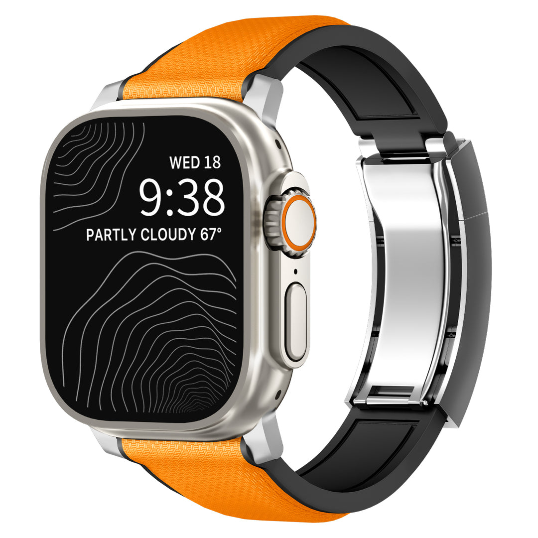 Premium Sport-Executive Fluororubber Strap for Apple Watch