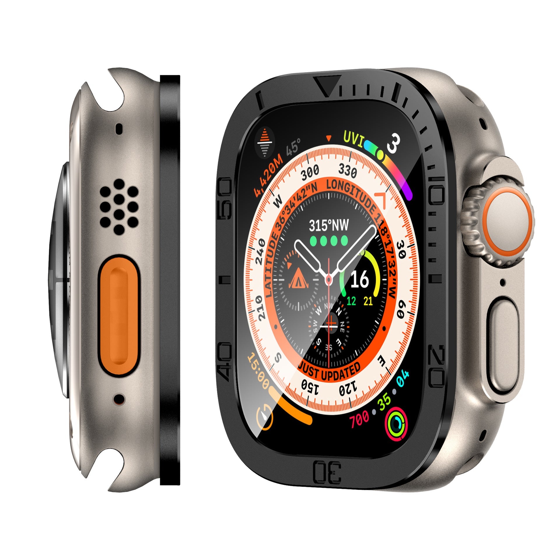 Tempered Glass Screen Protector for Apple Watch Ultra 49mm