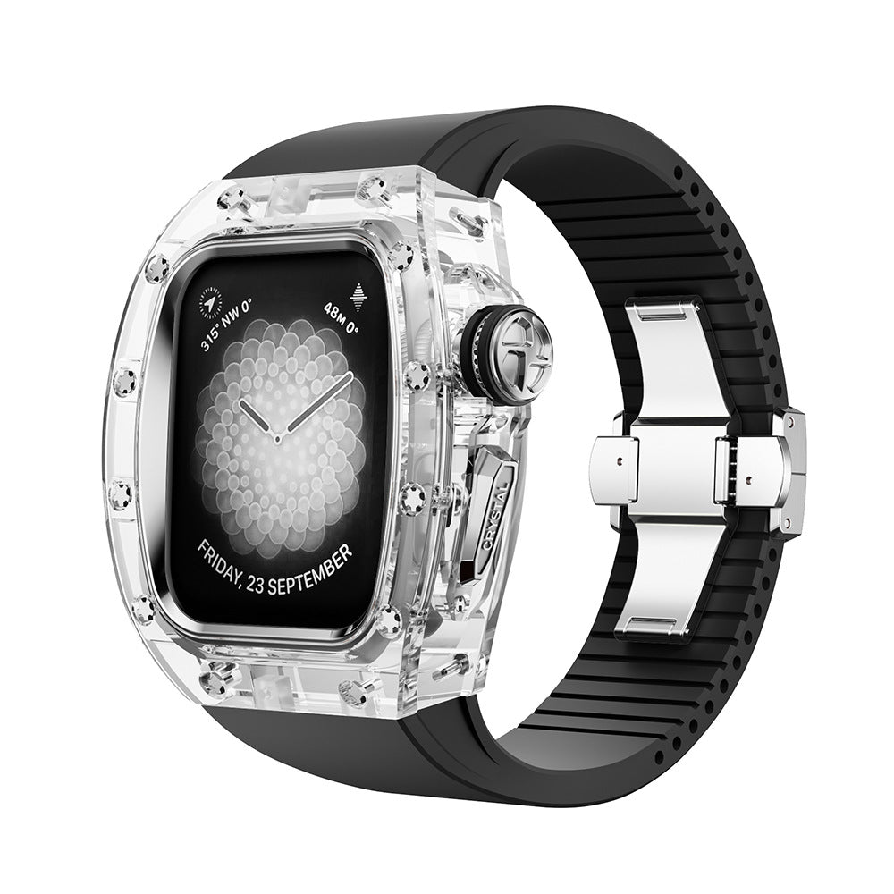 Men’s Apple Watch Crystal Band – Refined Finish and Luxury Appeal