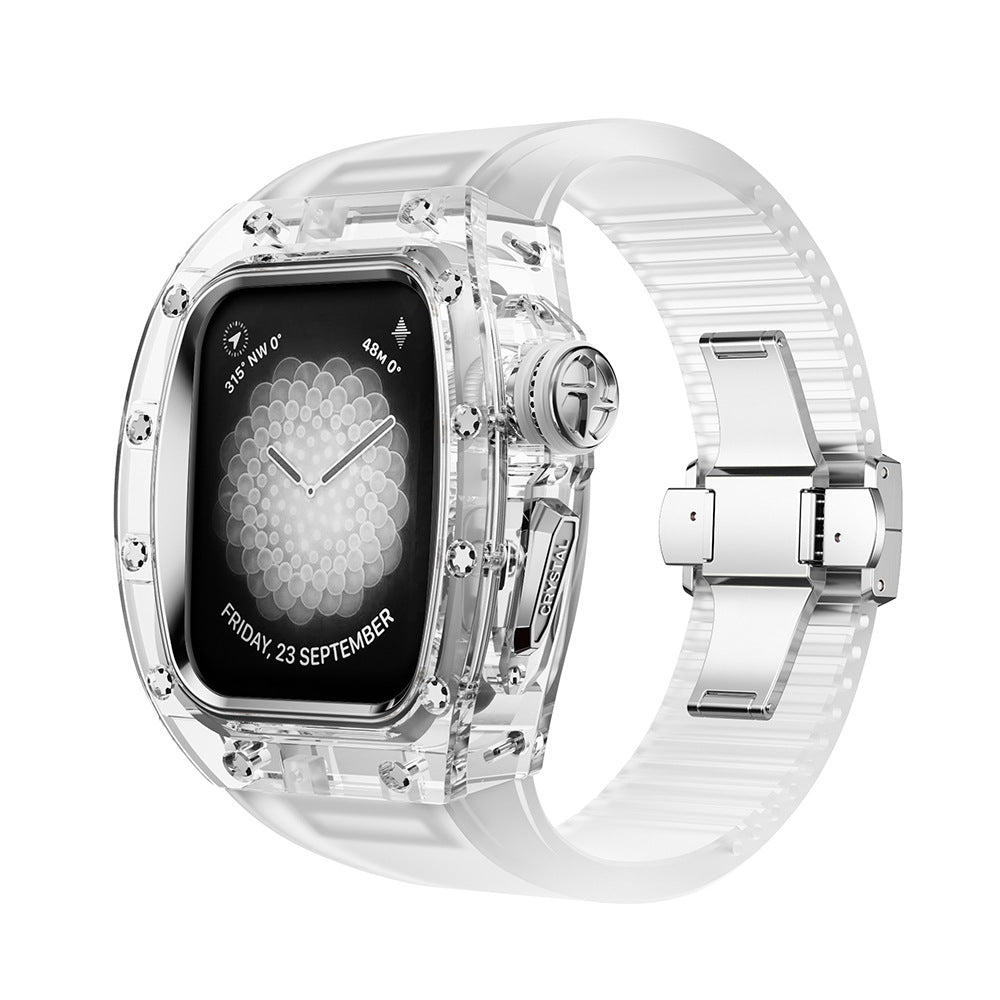 Men’s Apple Watch Crystal Band – Refined Finish and Luxury Appeal