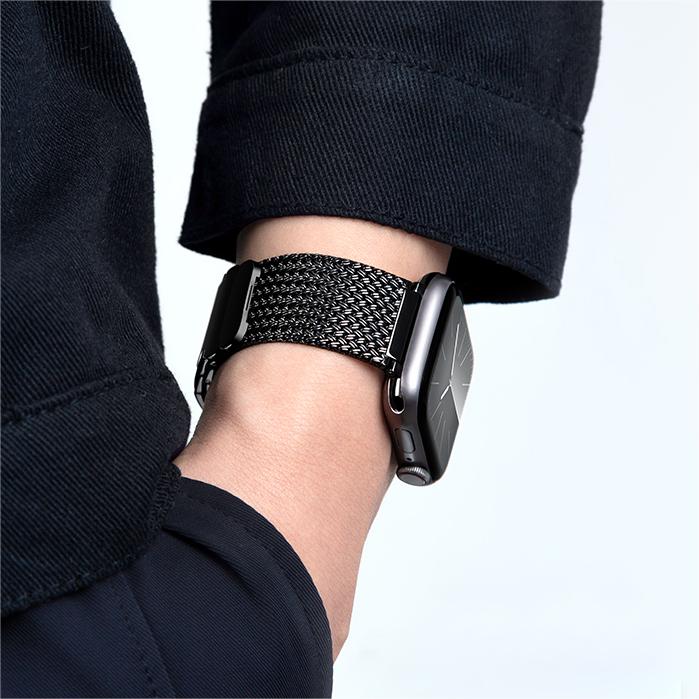 Men’s Magnetic Braided Steel Band for Apple Watch