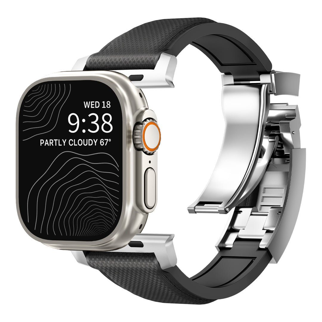 Premium Sport-Executive Fluororubber Strap for Apple Watch