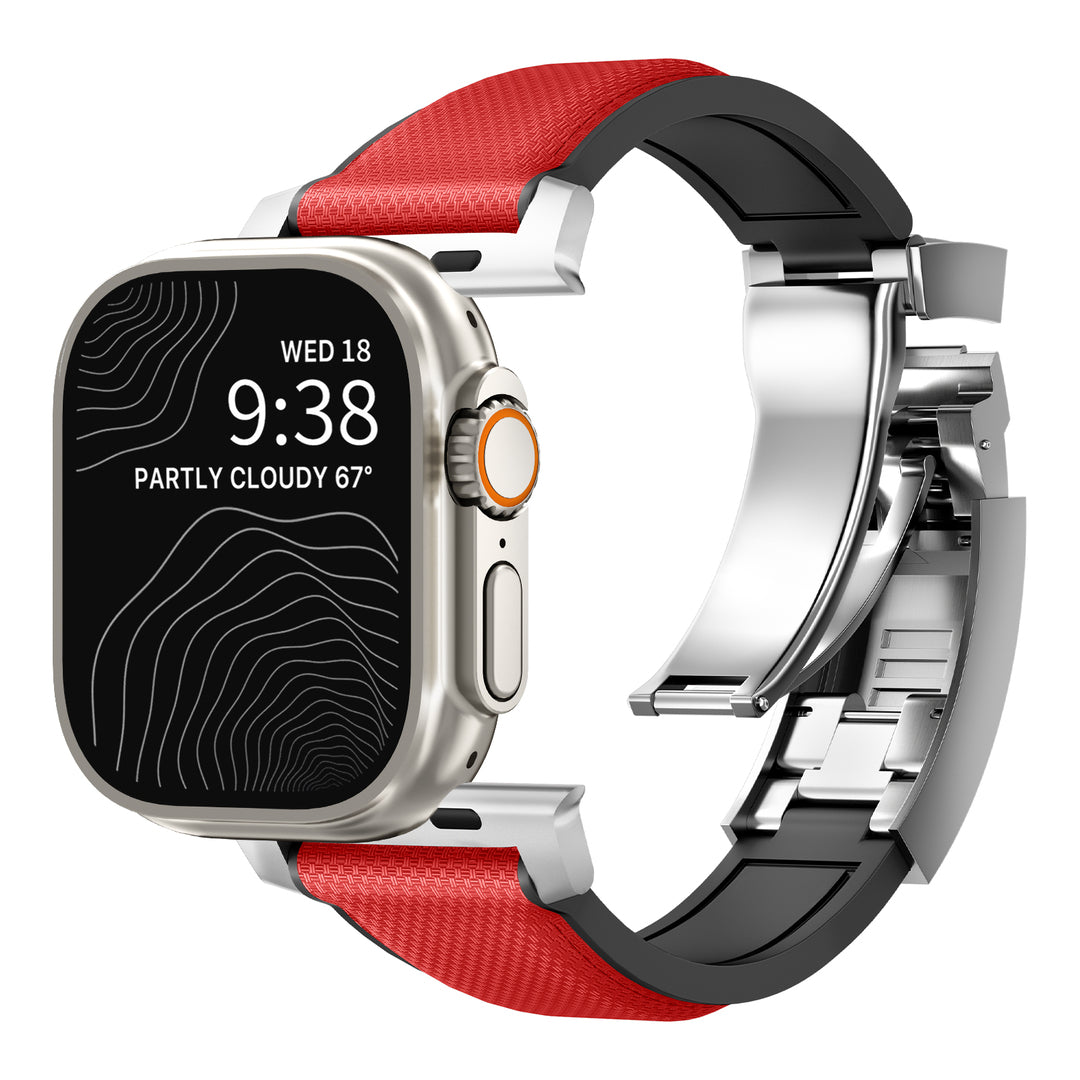 Premium Sport-Executive Fluororubber Strap for Apple Watch