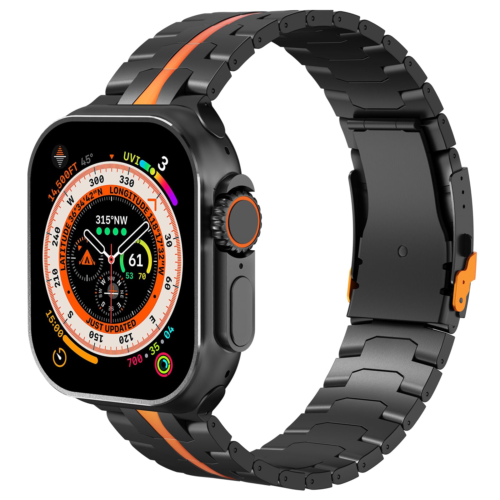 Men’s Apple Watch Titanium Band – Durable Build with Refined Finish