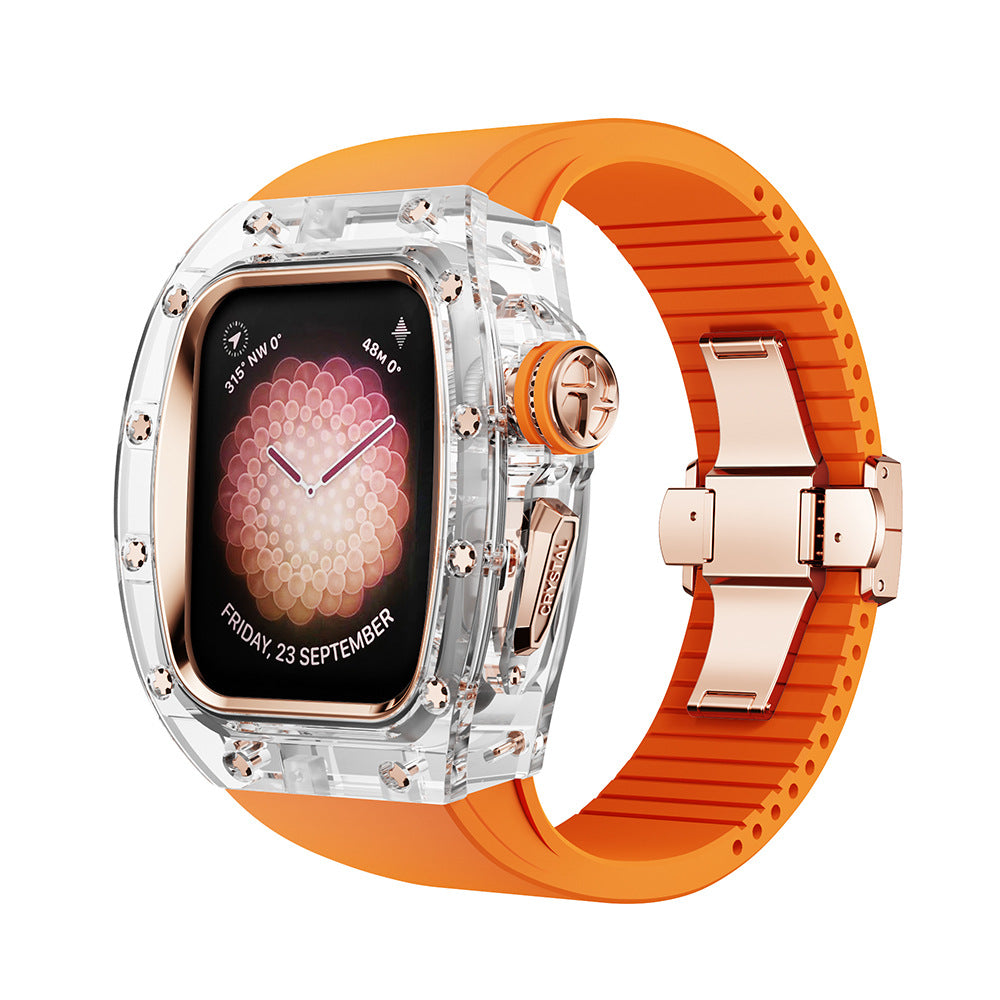 Men’s Apple Watch Crystal Band – Refined Finish and Luxury Appeal