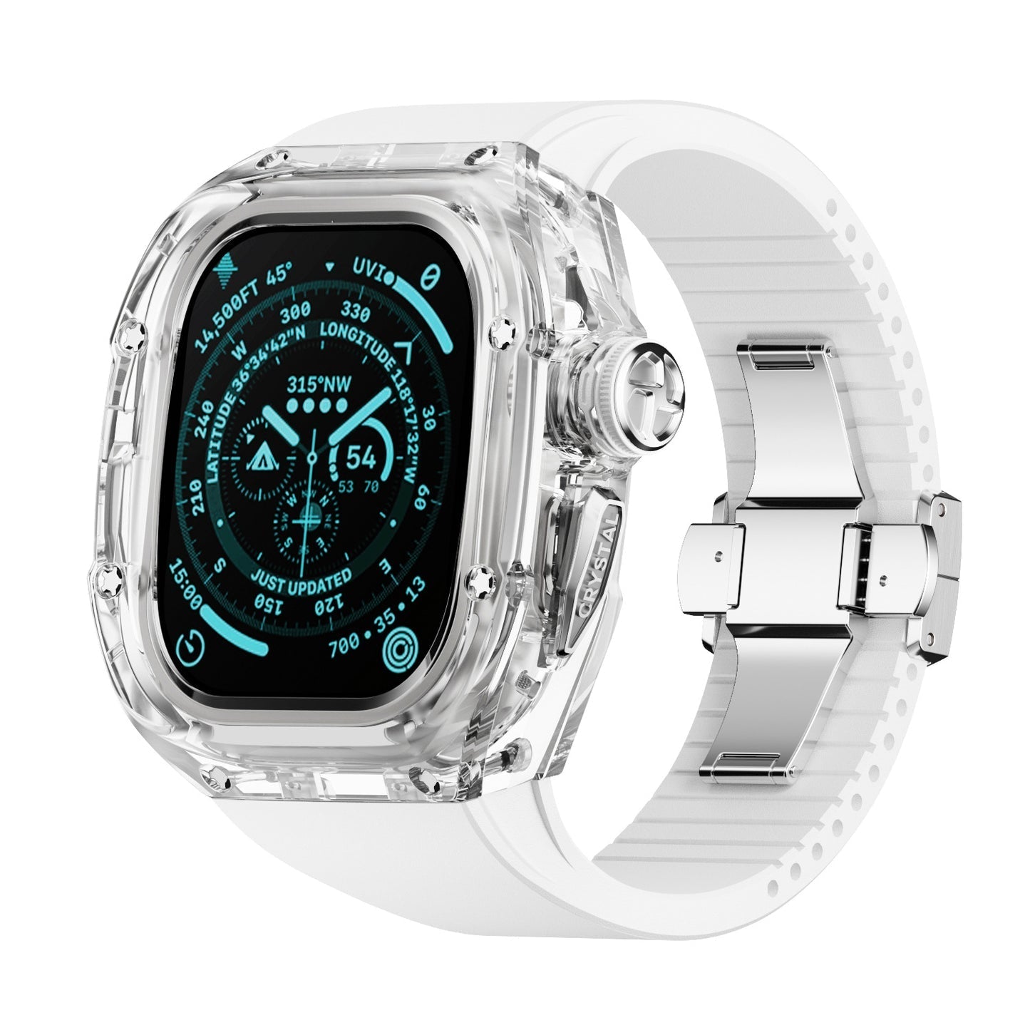Men’s Apple Watch Crystal Band – Refined Finish and Luxury Appeal