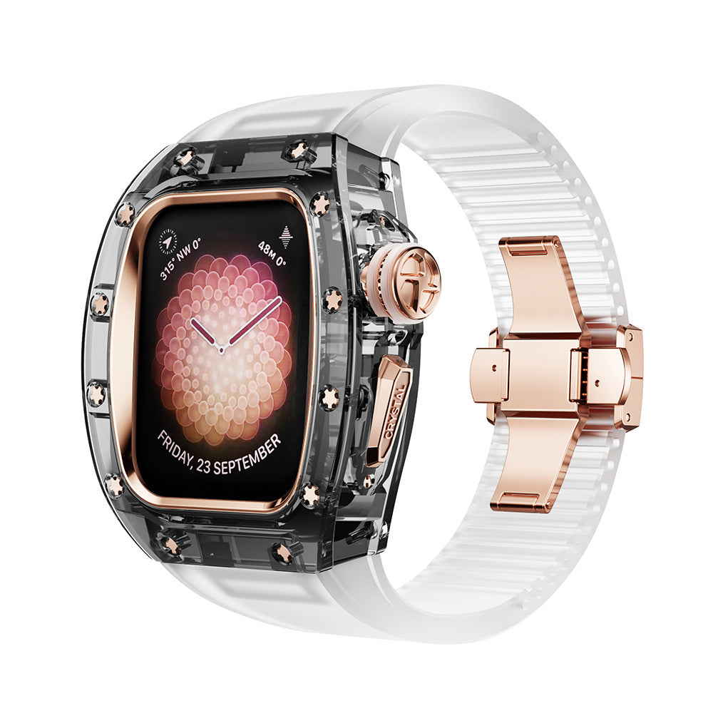 Men’s Apple Watch Crystal Band – Refined Finish and Luxury Appeal