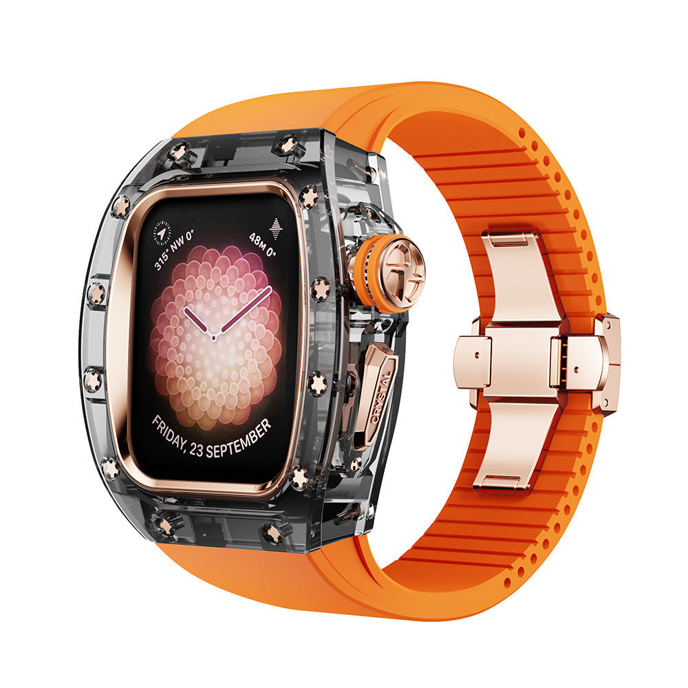 Men’s Apple Watch Crystal Band – Refined Finish and Luxury Appeal