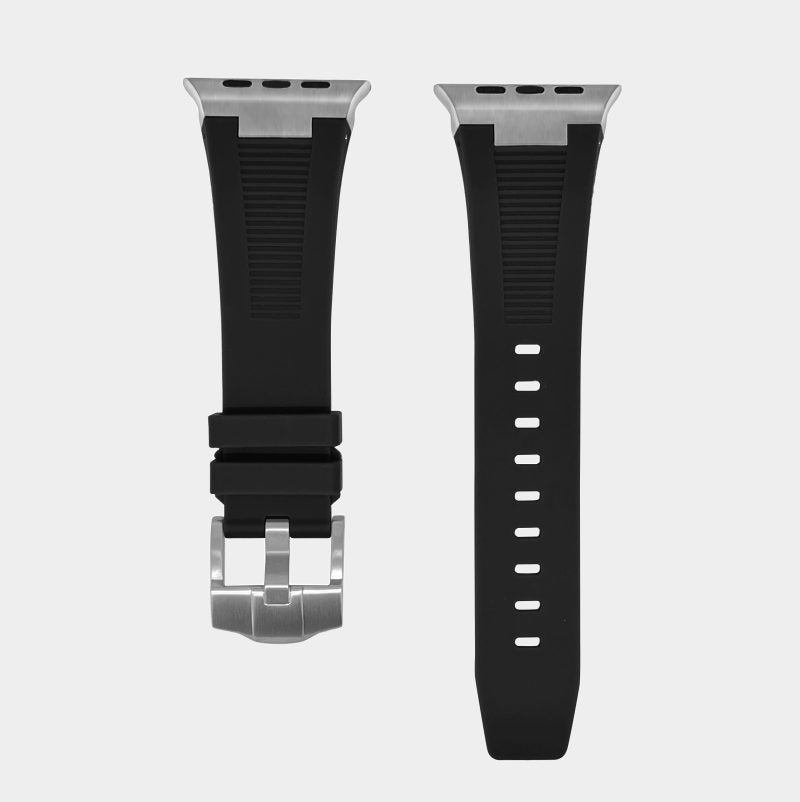 Silicone Apple Watch Band with Metal Connector – Secure Fit