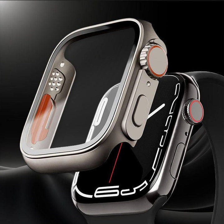 Ultra-Thin Waterproof Apple Watch Case with Tempered Glass