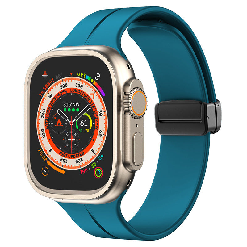 Minimalist Silicone Magnetic Band for Apple Watch