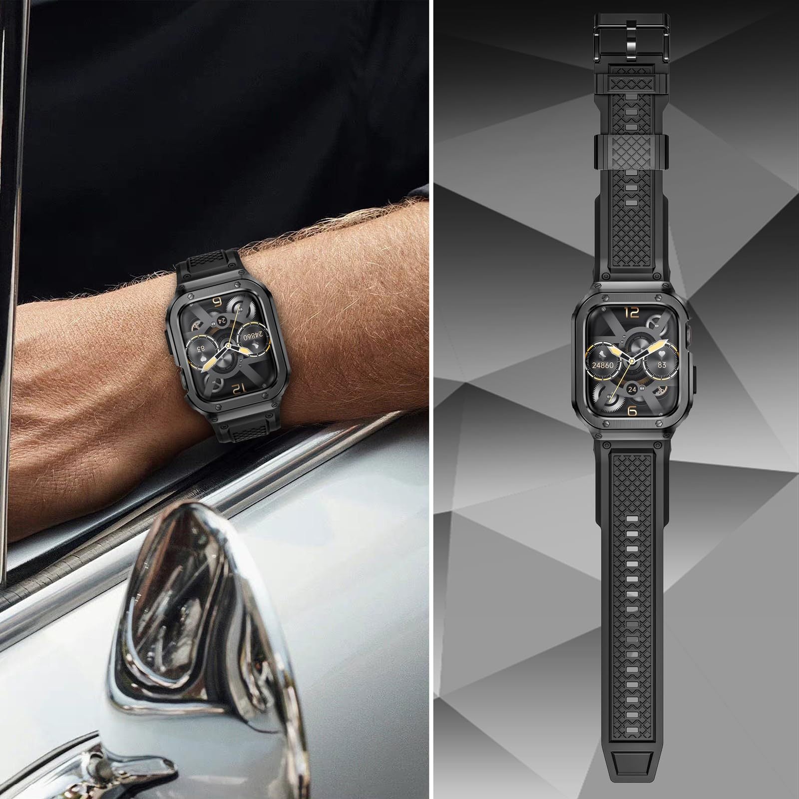 Premium Tactical Rugged Case for Apple Watch