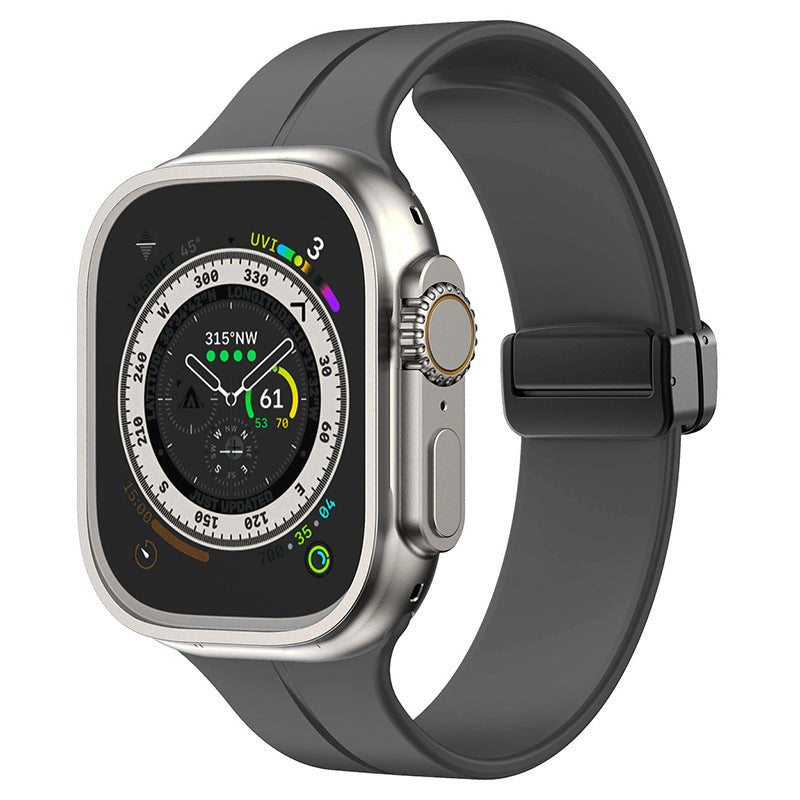 Minimalist Silicone Magnetic Band for Apple Watch