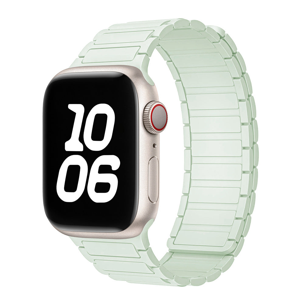 Magnetic Loop Apple Watch Band – Adjustable Premium Silicone