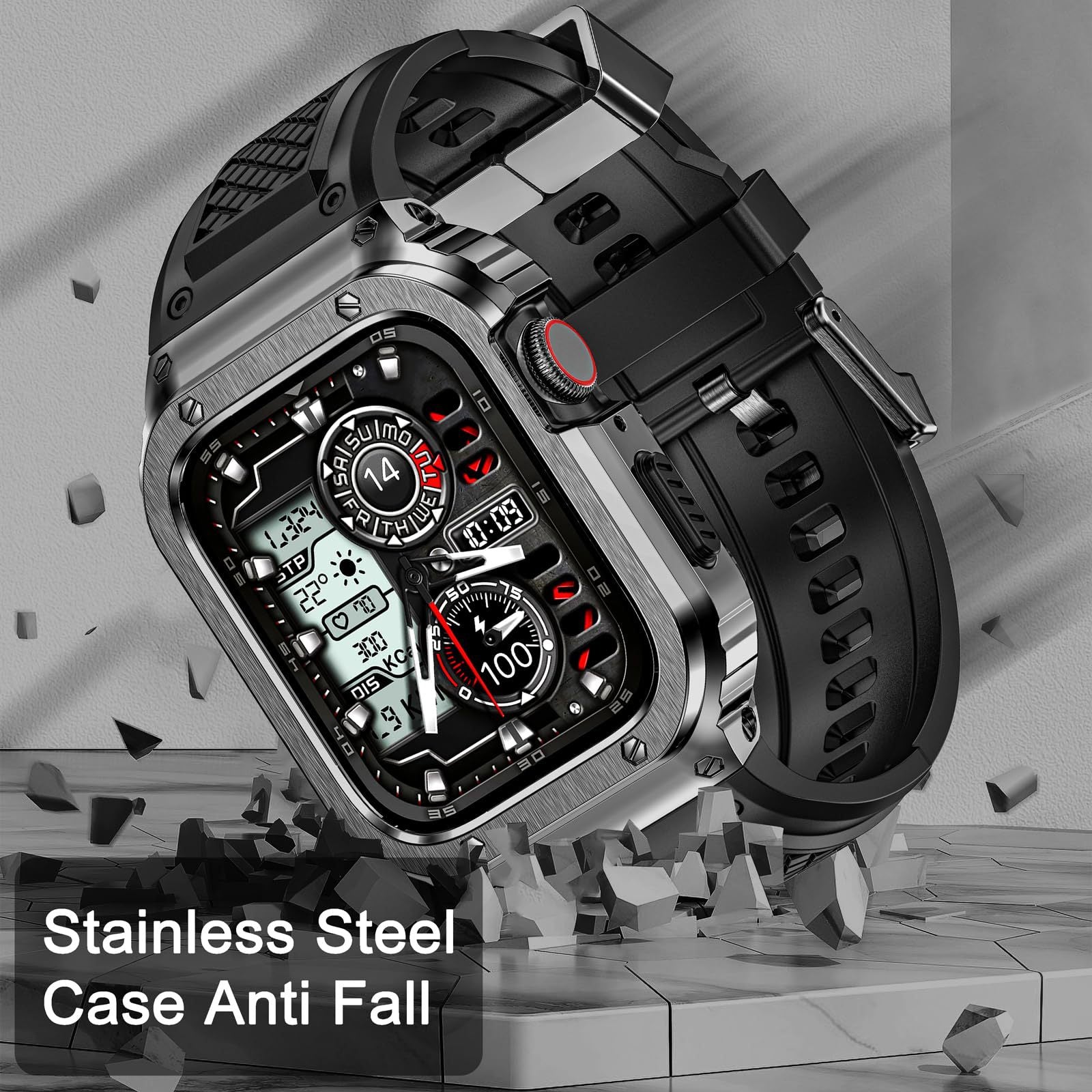 Premium Tactical Rugged Case for Apple Watch