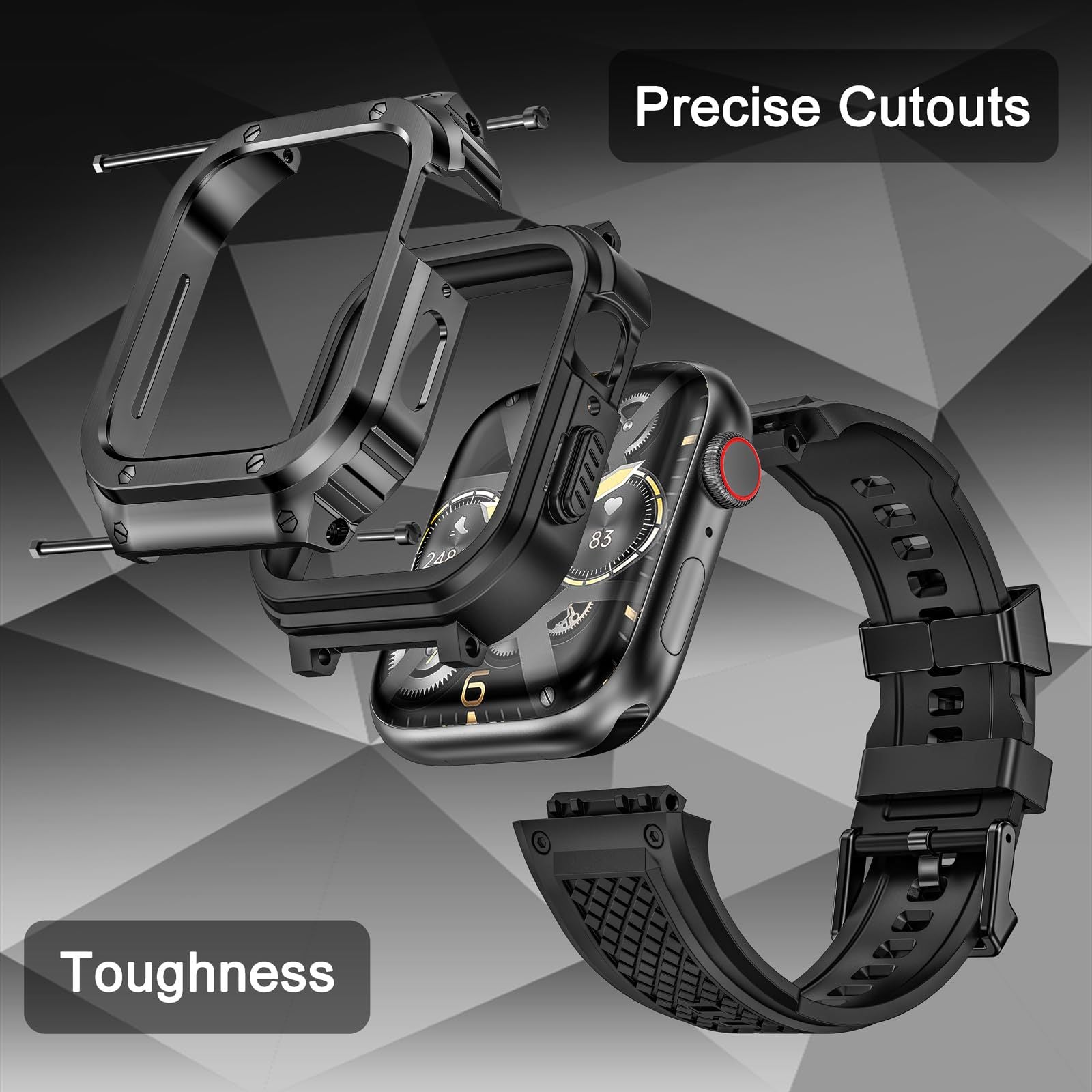 Premium Tactical Rugged Case for Apple Watch