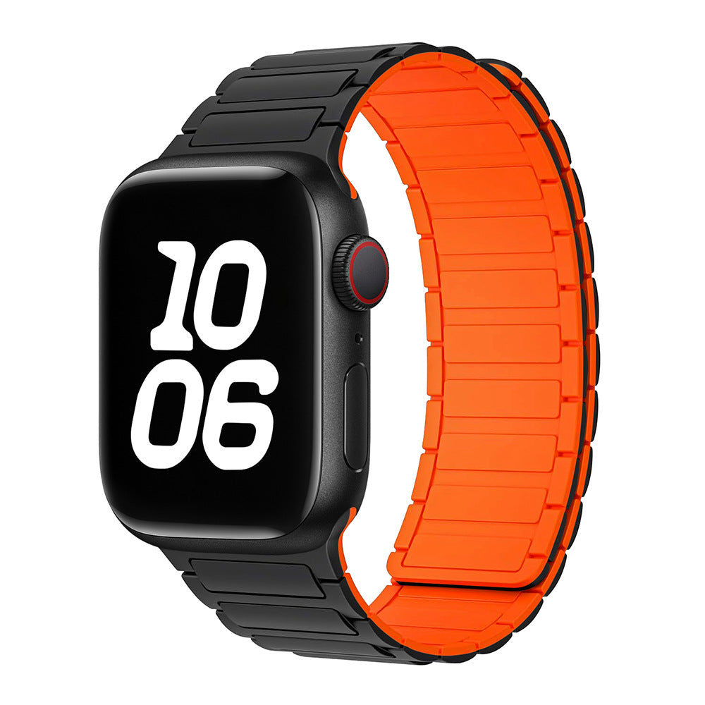 Magnetic Loop Apple Watch Band – Adjustable Premium Silicone