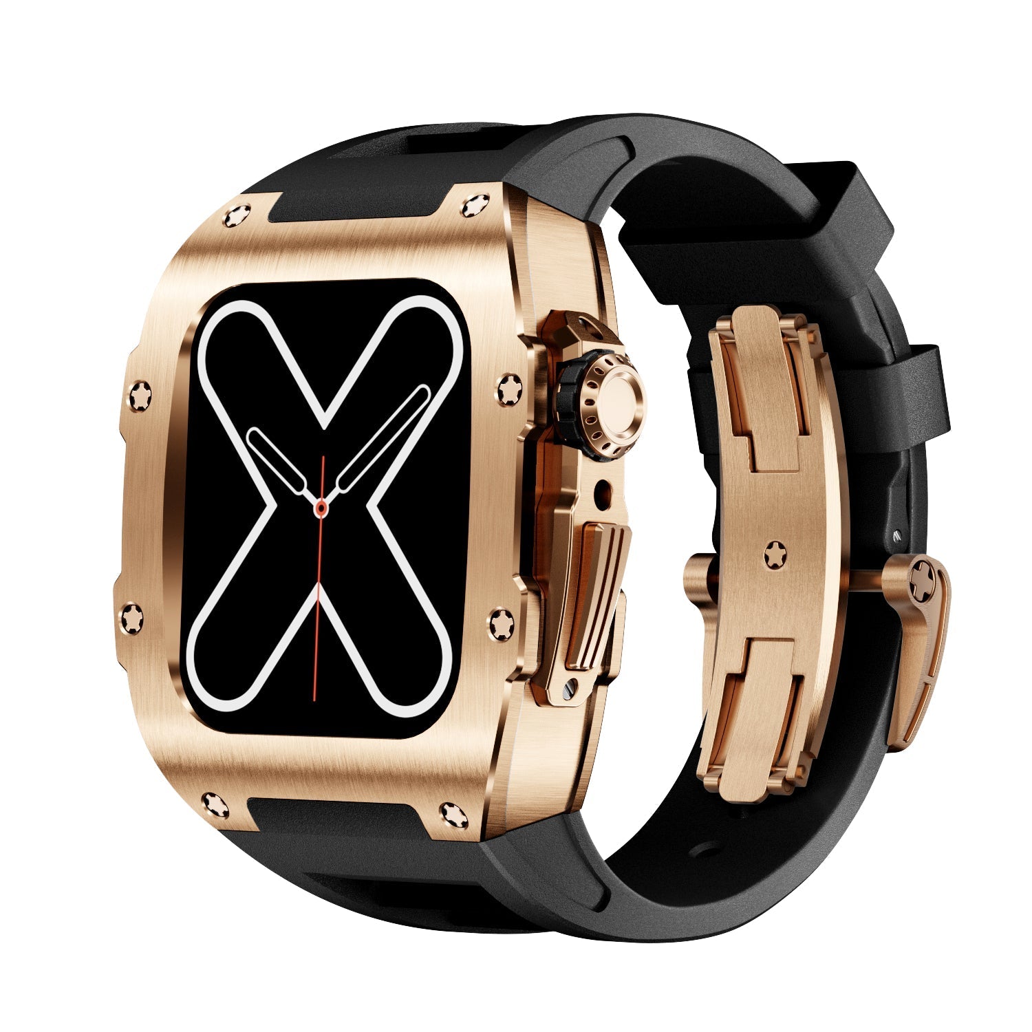 Premium Metal Case for Apple Watch – RM 9009 Gold Finish