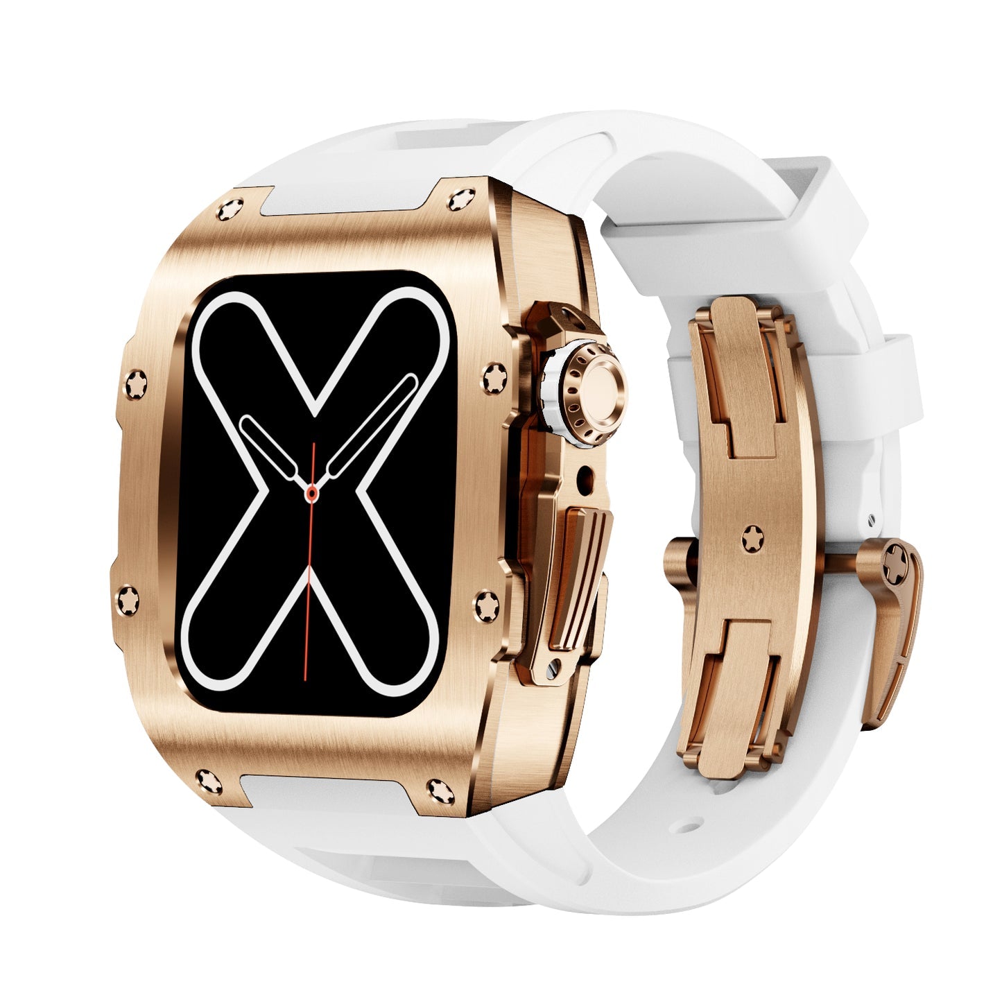 Premium Metal Case for Apple Watch – RM 9009 Gold Finish