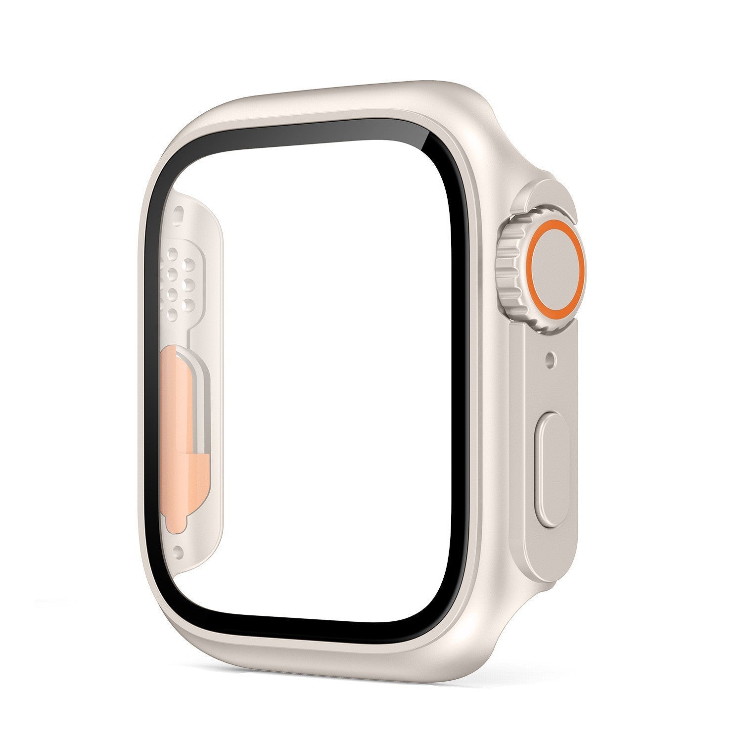 Ultra-Thin Waterproof Apple Watch Case with Tempered Glass
