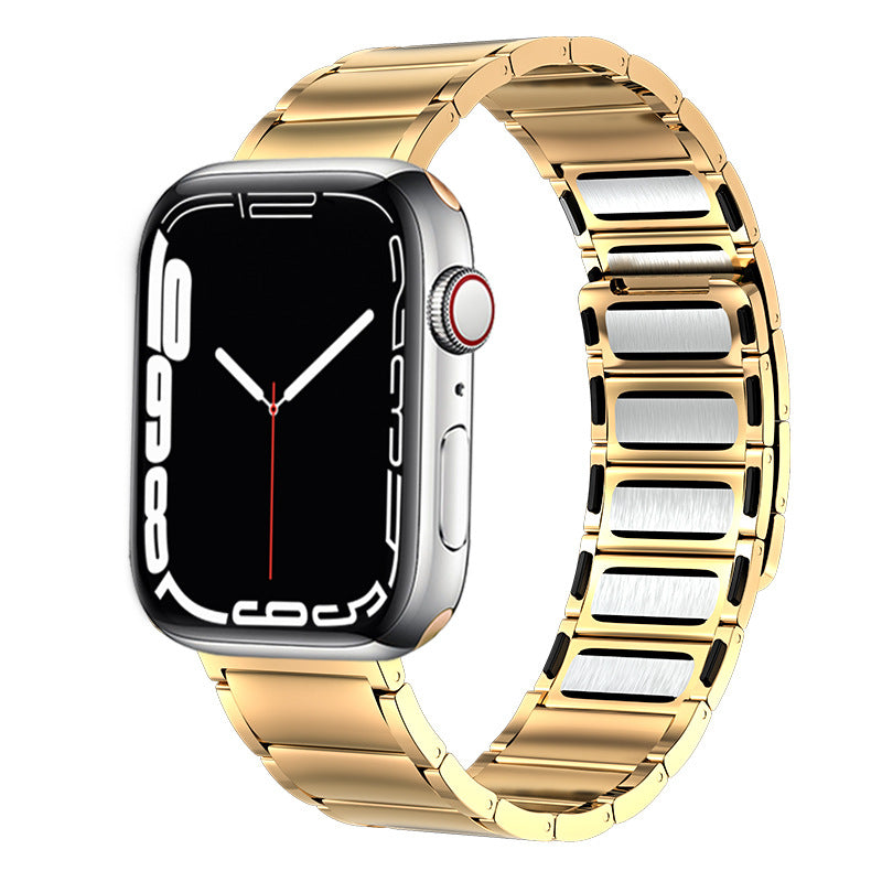 Men’s Magnetic Braided Steel Band for Apple Watch