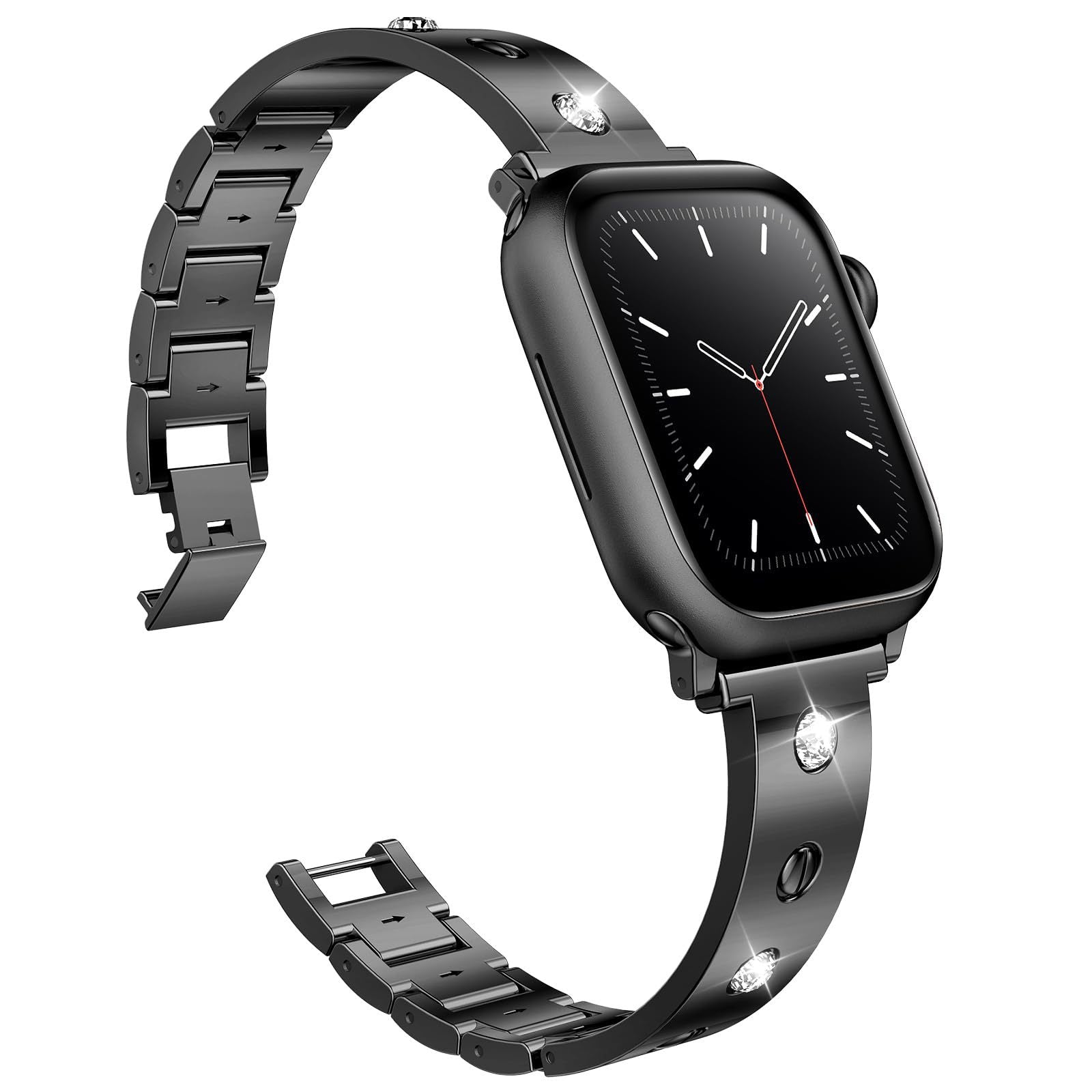 Apple Watch Diamond Bracelet – Luxury Metal Edition