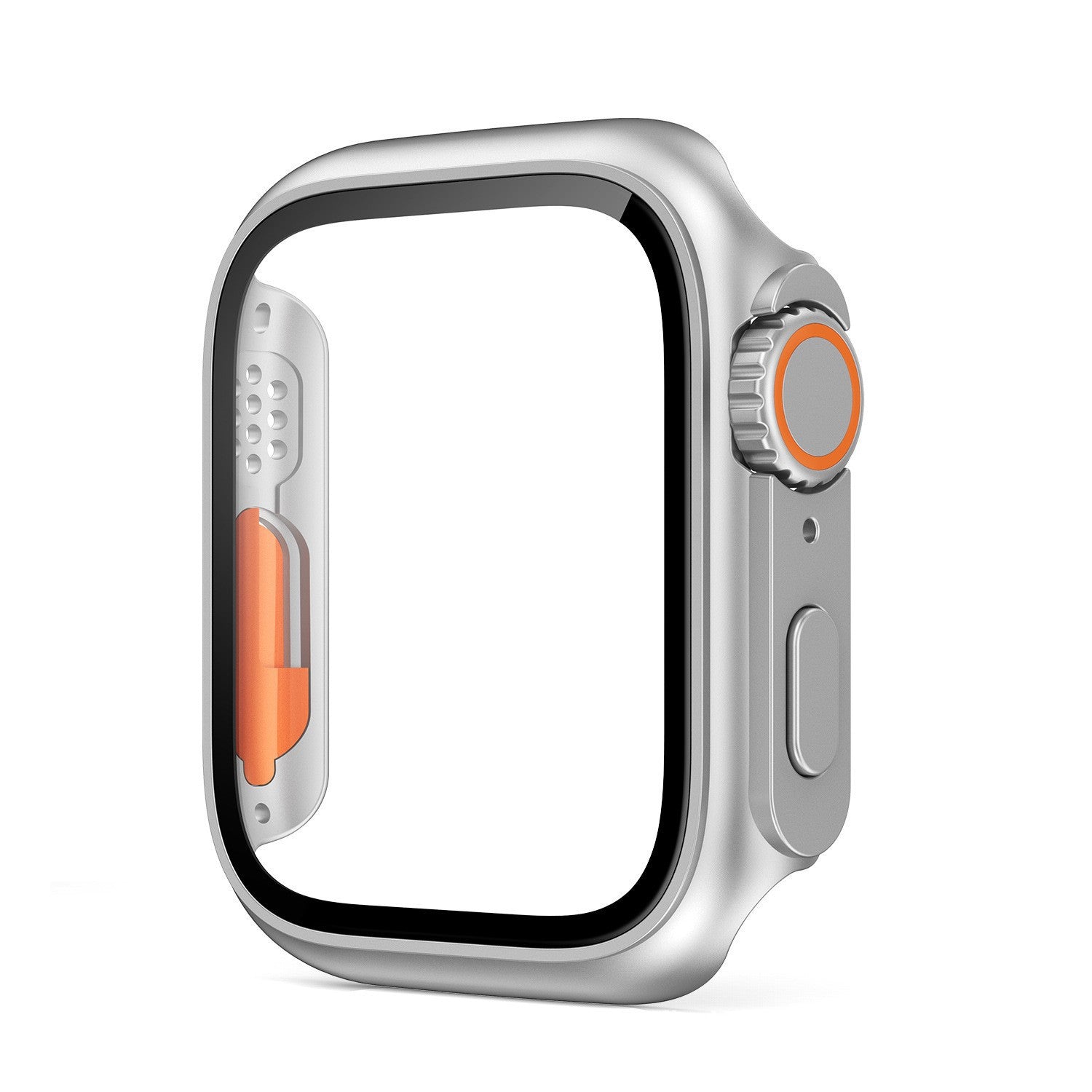 Ultra-Thin Waterproof Apple Watch Case with Tempered Glass